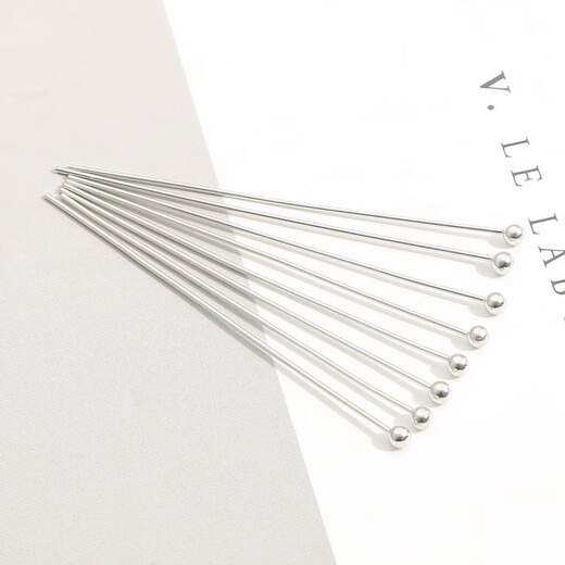 Pei Nanwei diy handmade accessories set open circle nine-character needle T needle lobster clasp positioning beads hairpin accessories full set of accessories gold diy material set box 1 set picture 1 style