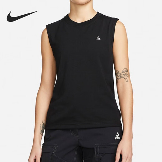 Nike (Nike) Frauenkleidung Neue Sportarten, Freizeit, komfortable und atmungsaktive Frauenweste ärmellose T-Shirt CD8224-100 DO9272-010 XS