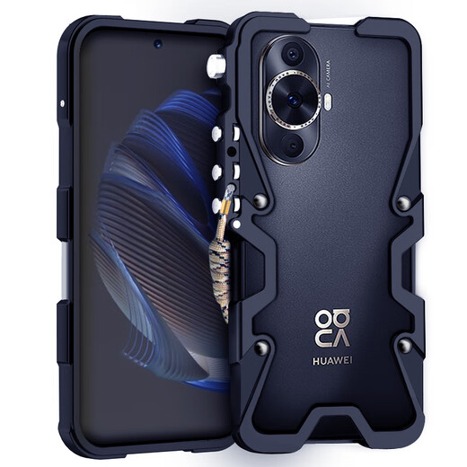 Longqi Huawei nova13 mobile phone case full metal frame nova12i protective cover new nova12se edge-wrapped cooling shell anti-fall men's Nova13Pro customized without backplate Huawei nova12S robotic arm frame black