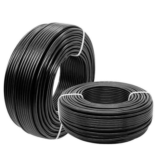 QIFAN wire and cable Fang national standard 2-core power cord two-core multi-stranded copper wire soft sheathed wire 4*70+1*35