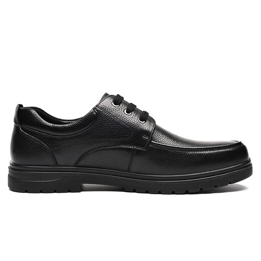 Golden Monkey Men's Shoes Autumn Business Casual Shoes Men's Breathable Soft Wear-Resistant Dad Shoes Q28160A Black 40
