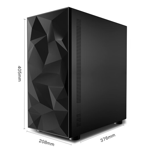 Aigo YOGOM1 black game pill full side see-through MINI computer case (supports M-ATX motherboard/240 water cooling/side-opening tempered glass side panel)