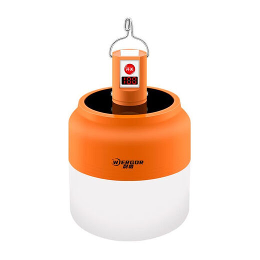 Vinoa Rechargeable Bulb Night Market Stall Light Super Bright LED Home Power Outage Emergency Outdoor Wireless Mobile Stall Lighting Super Bright 380w Standard Model + (Three Levels Adjustable)