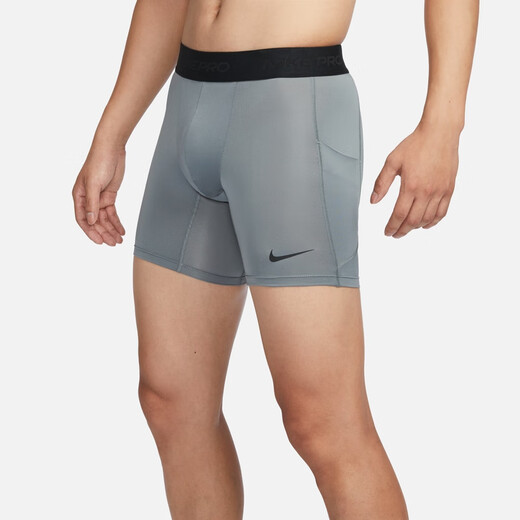 Nike (Nike) Offizieller Pro-Pro-Dri-Fit-Männer-Kurztrocknungs-Kurzfilm Herbst-Sporthosen FB7959 084 Ash/Black XL