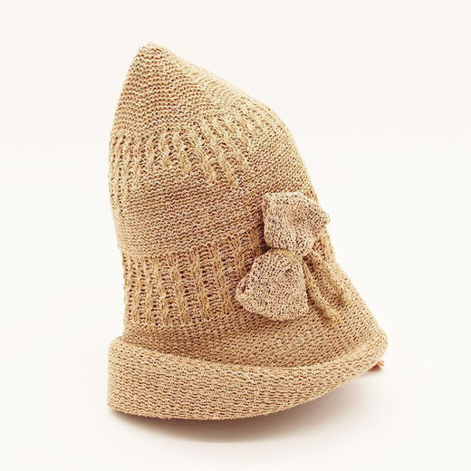 Schöne Frauenstraße cooler Top -Top koreanischer Stil faltbarer Sonnenschutzhut Sommer Strickfischer Hut Frauen Spring Britisch -Toper Casual Hundert Beige