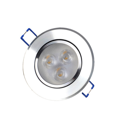 LED small spotlight 3W color spotlight opening 5cm 6cm bar wine cabinet bull's eye downlight ceiling 5.5 hole light small 3W upgraded warm light (opening 5-5.8CM)