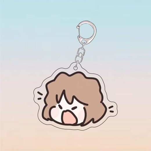 
Cartoon peripheral detective Conan anime peripheral keychain Maori Ran Haihara Ai girl emoticon bag school bag hanging A1391---Style 4 5cm keychain D button
