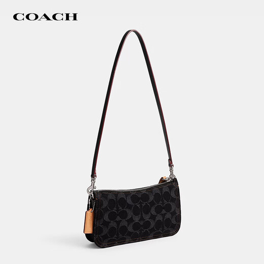 Coach (Coach) Luxus Frauenbeutel Schwarzer Reißverschluss Umhängetasche CR688LHBLK [Markenberechtigung] Geschenk an Freundin und Frau