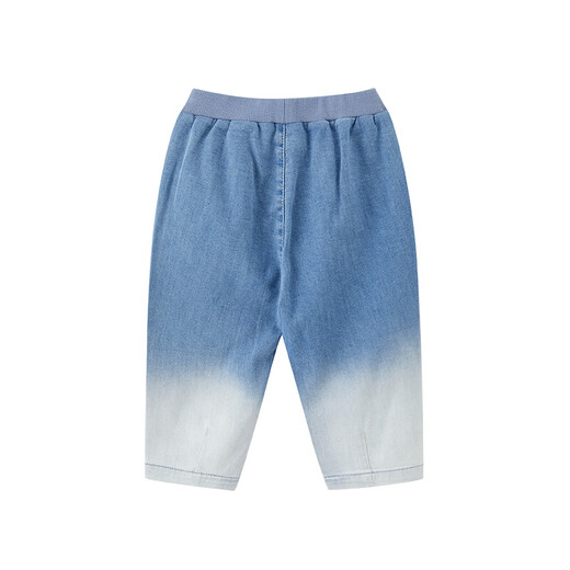 Les vêtements pour enfants de Ying lavage jeans garçons et filles 2022 Spring New Style Colordient Couleur de pantalon pour enfants en vrac doux yrkcj12189a Grey and Blue Gradient YRKCJ12189A 80cm