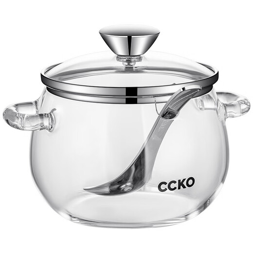 CCKO lard tank kitchen household seasoning jar seasoning jar seasoning box high temperature resistant seasoning salt jar chili oil tank storage tank 1000ml
