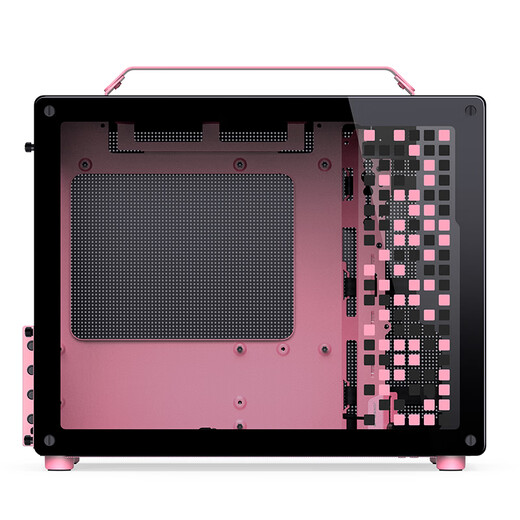 JONSBO Z20 pink/black MATX case (detachable portable case/240 radiator/160mm air cooling/ATX power supply/long graphics card/Type-c Gen2)