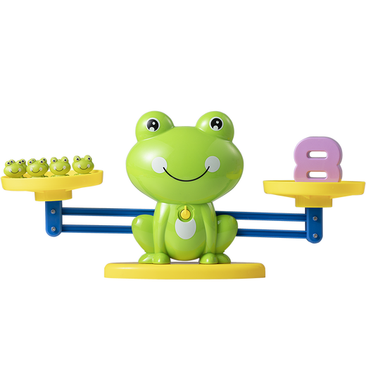 Xinge balance scale children's digital frog toys called mathematical balance logical thinking training Children's Day gift large upgrade 40 frog 10 number 30 card