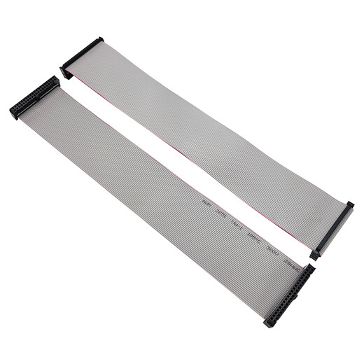 Throwing Stone FC8P/10P/14P/20P/26P IDC Cable Two Pack Gray Cable 2.54mm Spacing 40P 20cm (Two Pieces)