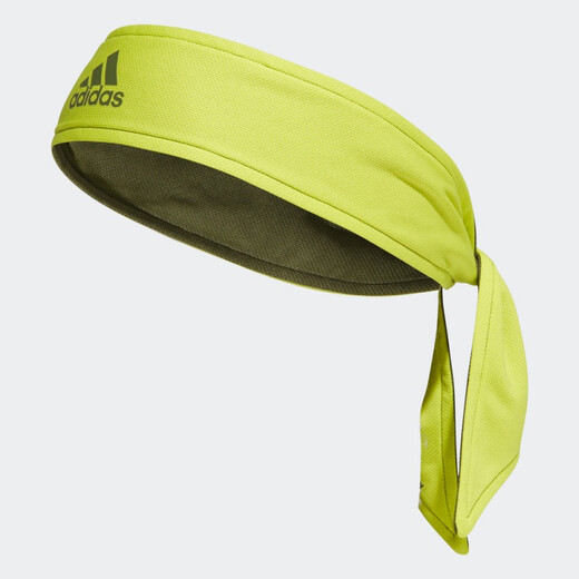 Adidas阿迪达斯头带TENNIS TB A.R. 男女网球运动发带 酸绿 黄/绿色/青灰/黑色 OSFM