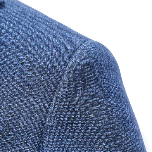 Shanshan (FIRS) suit men's autumn style business young and middle-aged elastic small suit casual men's single suit jacket formal business wear top suit wedding dress 2036 blue 175