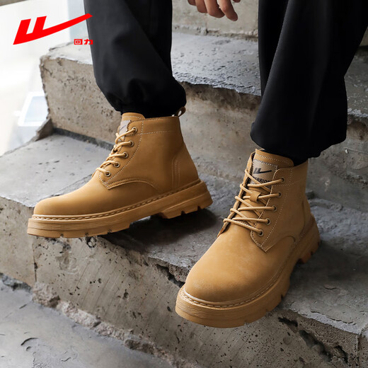 Huili Martin Boots Мужской весенний британский стиль высокоторезок