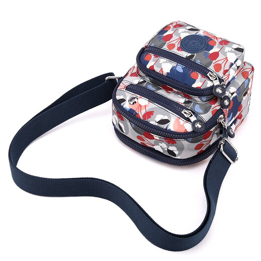Maga diesjährige beliebte kleine Tasche für Frauen 2021 Neue Mode gedruckte Frauen kleiner Rucksack vielseitiger einschulterer Crossbody-Tasche Nylon Casual Small Square Bag Color Dots