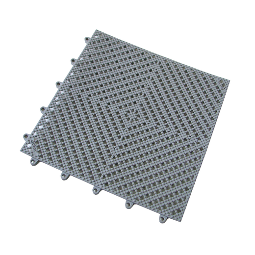 Indaro Indaro Bathroom Non-slip Shower Bath Children's Swimming Pool Cuttable Hollow Hydrophobic Bathroom Toilet Mats Light Gray 6 pieces 30cm*30cm*6 pieces without edges