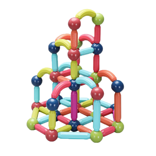 
Bruce magnetic rod children's toys boys 3-6 years old magnetic building blocks educational toys boys magnetic chip toys 1-3 years old