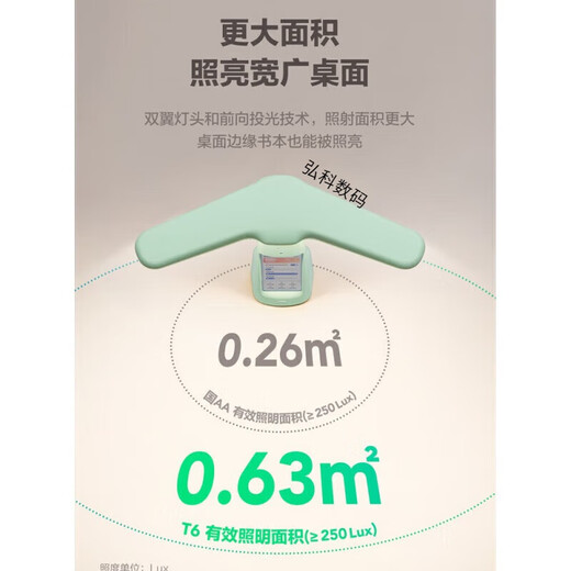 大力智能99新家教灯作业灯T6ProT5学生护眼台灯Y6学习灯  6GB x T6绿色16G99新 T5Pro绿色