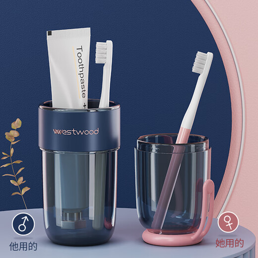 Westwood tragbarer Reisetoilettenbecher Abnehmbarer tragbarer Mundtur