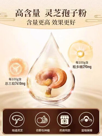 Huasetang Changbai Mountain Высокочистое масло спор Ганодерма Мягкие капсулы Экстракция порошка спор, питание и иммунитет Ганодерма производится и продается самостоятельно. Флакон по 100 капсул для пробного использования.