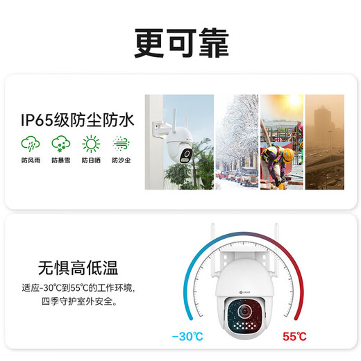 华为智选鸿蒙智选小豚当家室外摄像头智能监控器可旋转家庭看护无死角高清防水夜视无线手机远程户外可对话 【2K超清版】送延长线+90天云存储