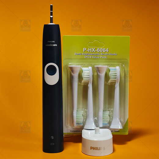 Philips Elektrische Zahnbürste HX680 HX681 Ehepaar -Schallwelle Elektrische Zahnbürste 680J HX681A HX681E HX680C BULK NEU HX681U Schwarzer Set 1