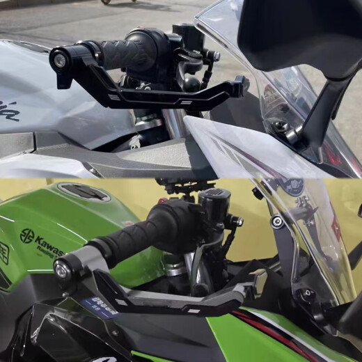 闪航适用春风250 450 675SR 450SRS 675SR-R改装手把防摔护手竞技护弓 银色 018款(赠挡杆套)