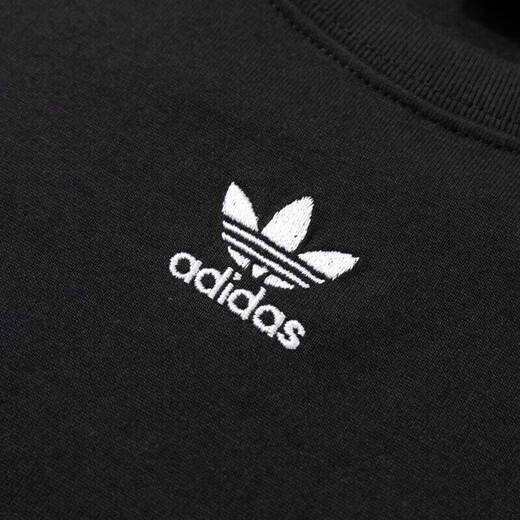 阿迪达斯 （adidas）三叶草短袖女装2025年夏季新款圆领短款运动服跑步健身透气休闲T IT9887黑色 XS