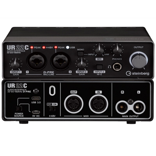 Yamaha (YAMAHA) UR22C sound card professional audiobook recording equipment Himalayan novel recording set webcast karaoke guitar playing dubbing mixing and arrangement UR22C + Victory K600 microphone free debugging