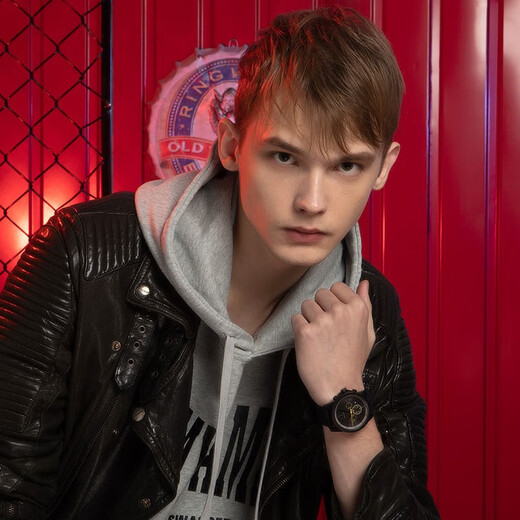 Armani Exchange Watch Men Silicone Strap Tres o-Eye Dial Quartz Watch Regalo de cumpleaños para niños AX1343