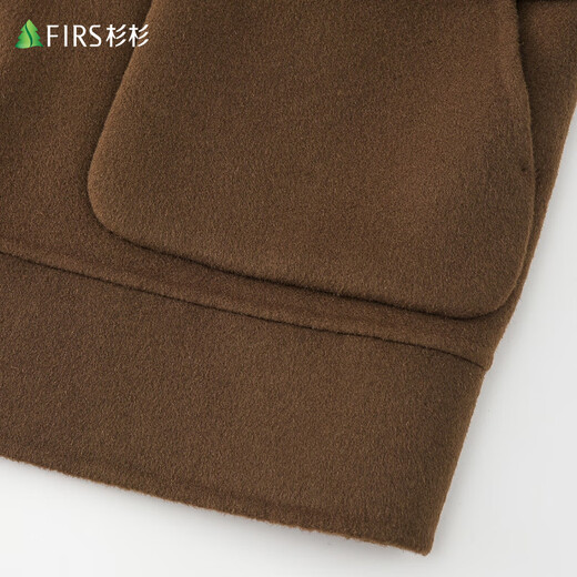 Shanshan wool double-sided woolen jacket men's spring and autumn casual warm lapel woolen coat top short coat men's clothing