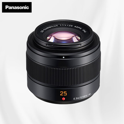 Panasonic 25mm F1.4 second generation lens mirrorless camera lens standard fixed focus lens portrait lens M4/3 mount