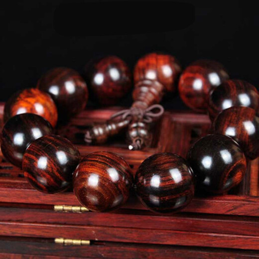 Big Red Rosewood Armband Holz Männer Geschenk rotes Holz Buddhistische Perlen kultureller Rosenkranz SN3894 1,5*15 Stück Zambian Blood Sandelholzarmband