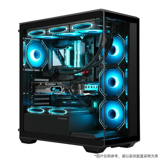 Colorful DDR5 computer host i5 14400F/RTX5070 RTX5060Ti 4060Ti live broadcast e-sports chicken game desktop DIY assembly computer complete machine with two丨i5 14400F丨RTX3050 8G