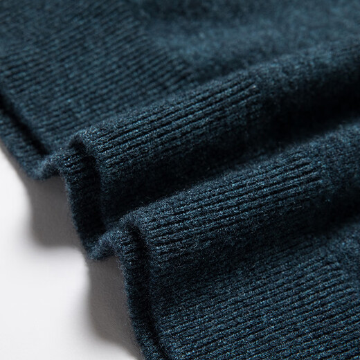 Hengyuanxiang pure wool sweater men's autumn and winter thick lapel sweater versatile business casual sweater