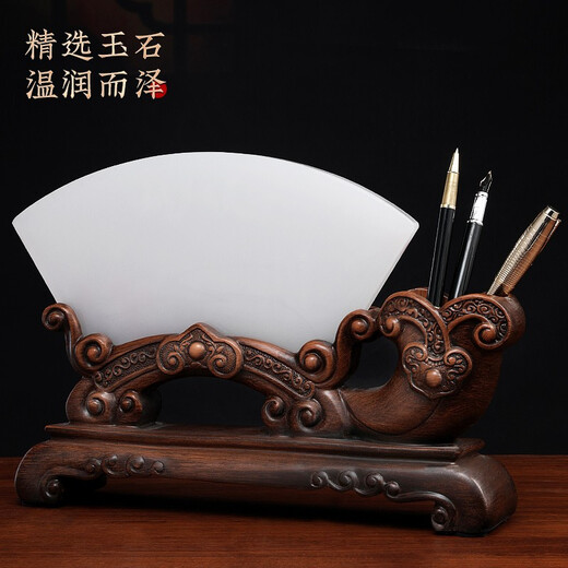 Bili Li Graduation Season Gifts for Men and Women Teachers Souvenirs Customized High-end Teachers Practical Gifts Office Pen Holder Ornaments Peach and Plum World Butterfly Large 34*7*23cm