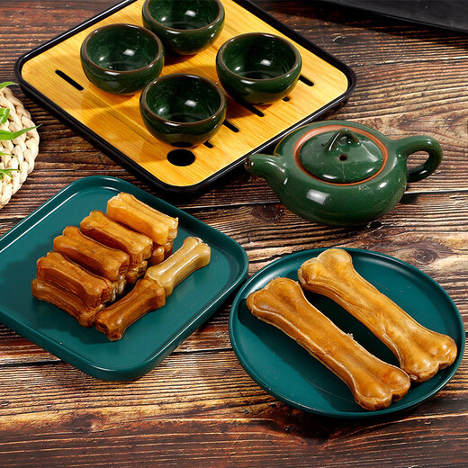 Boqiduo cowhide bone 12.5cm (2 pieces) pet dog snacks cowhide bone chewing gum molar stick tooth cleaning artifact