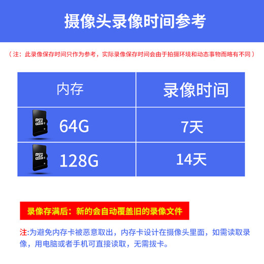 镭威视摄像头监控器套装360度全景无死角可对话旋转无线wifi高清夜视室户外防水4g手机远程农村家用追踪 【WIFI升级版】云台旋转+500万 UPS断电续航录像+64G卡