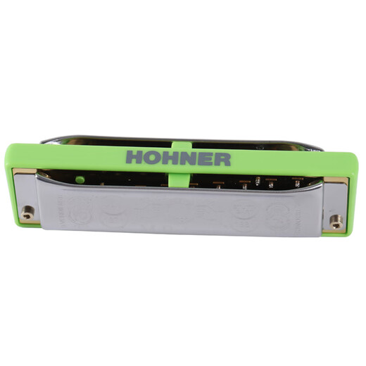 
HOHNER Germany and imported rockets Blues ROCKET AMP electroacoustic version 10 ten-orific harmonica for adult beginners AMP green rocket C-tuning PADDY scale bass belt 6