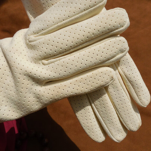 Yamanaka Yuwen Suede Gloves Breathable Small Leaf Red Sandalwood Wenwan Storage Bag Walnut Xingyue Rudraksha Seed Deer Skin Packing Breathable Suede Gloves + Suede Bag Combination