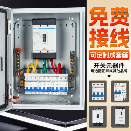 正泰（CHNT）正泰CHNT正泰配电箱工地三相四线定制低压动力三级配电柜成套电控 正泰单相配置七