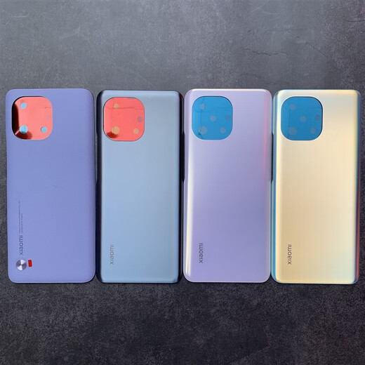 Preferred Xiaomi 11 back cover original glass battery cover Mi 11 mobile phone back case rear screen xiaomi 11 shell original back case Xiaomi 11 blue new bright+