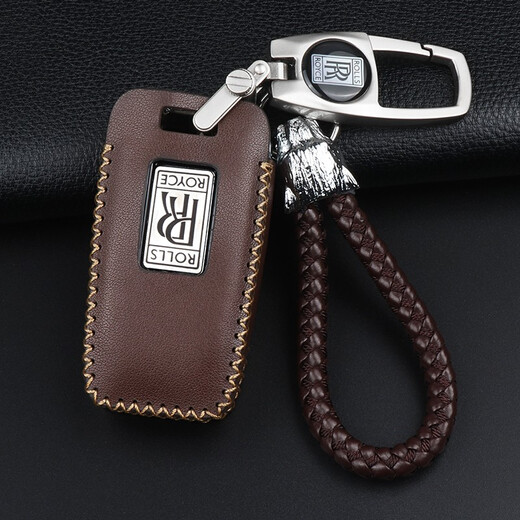Rolls-Royce Key Pack Phantom/Yaoying/Gest/Phantom Car Pack Key Pack Nuevo modelo y mujer Modelo de cuero importado Rolls-Royce Negro + Negro