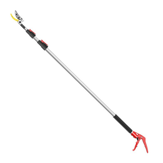 Meike (MYTEC) fruit-picking high-branch shears, longan, bayberry, winter jujube, lychee, cherry, betel nut, high-altitude pruning, fruit tree pruning, high-branch saw, fruit-picking artifact, extended labor-saving scissors, 2 sections 1.8-3 meters retractable + saw blade