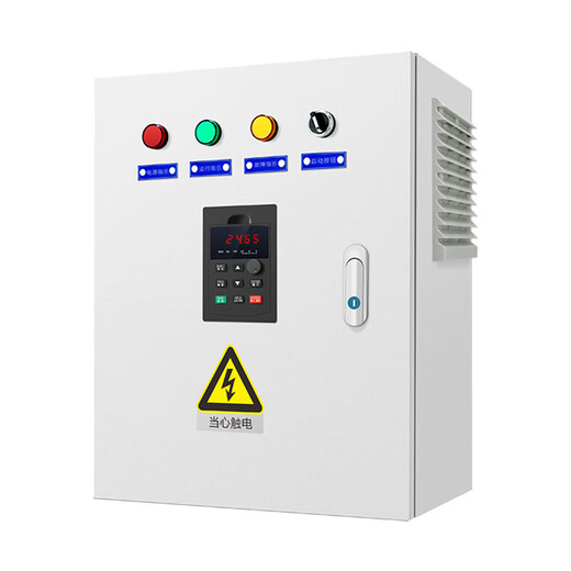 Electrical Shanghai switch frequency conversion cabinet motor speed control inverter complete set of water pump frequency conversion constant pressure water supply control cabinet 0.75KW