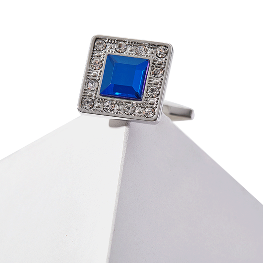 HANY cufflinks light luxury buttons men's French shirt sapphire customized high-end shirt cuffs as a gift for boyfriend cufflinks sapphire classic