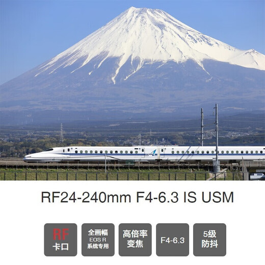 Canon RF lens EOS R RP R5 R6 dedicated full-frame lens RF 24-240 telephoto lens (disassembled) official standard configuration
