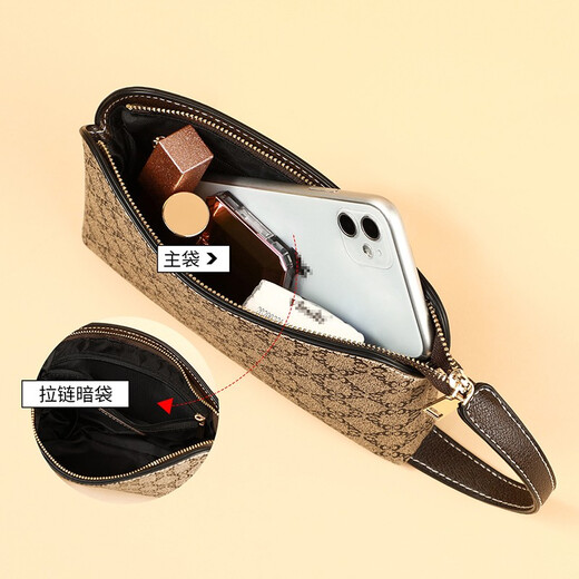 Viney Bag Damenbag Handy Bag Mode Mini-Tasche vielseitige Münz Brieftasche Handtasche Brieftasche Geburtstagsgeschenk für Mutter [Kaffeefarbe] Freundin Frau High-End-Gefühl praktisch
